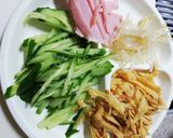 冷蔵庫のスィートチリ、ある物で生春巻き風作り方7写真