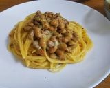 簡単！満足！納豆カルボナーラ作り方8写真