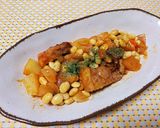簡単♡豚バラ肉と大豆のトマト煮込み作り方6写真