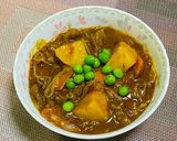 長芋と牛肉のカレー煮込作り方8写真