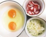 カニ玉風卵焼き作り方3写真