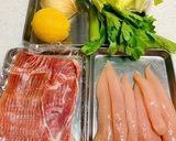 ささみとレタスのレモンクリーム煮作り方1写真