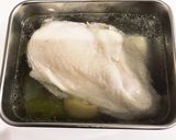 鶏胸肉で作る　しっとりゆで鶏作り方5写真