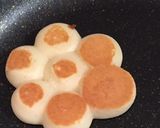 ちぎりパン風☆お花の米粉パンケーキ作り方5写真