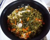 簡単。大根の葉とタケノコの炊き込みご飯作り方4写真