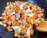トマト缶で具沢山ミネストローネ♪作り方3写真