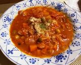 トマト缶で具沢山ミネストローネ♪作り方5写真