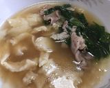 ほうれんそうと豚肉の刀削麺風作り方5写真