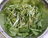 レンジで簡単！たっぷり水菜麻辣作り方1写真