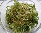 レンジで簡単！たっぷり水菜麻辣作り方2写真