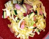 栄養満点♡夏野菜のバター醤油パスタ作り方6写真