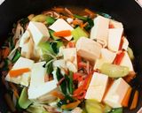 簡単彩り！豆腐の中華風炒め煮作り方7写真