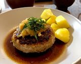 蓮根の和風おろしハンバーグ(大きめ)作り方9写真