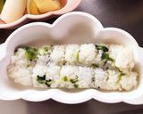 ラップで手づかみおにぎり　ひと口サイズ作り方10写真