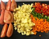 いわしの味噌煮を使ったキーマカレー作り方1写真
