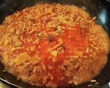 醤油ラーメンにのせて食べるジャージャー麺作り方5写真
