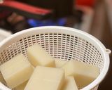 ボリューム満点　ひやむぎと揚げ餅プレート作り方1写真