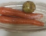 【夏はレンチン】蒸し野菜と簡単バーニャ作り方2写真