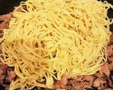 牛肉と行者ニンニクの香港焼きそば♡作り方5写真