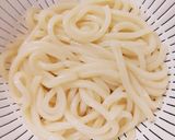 肉味噌あんのサラダうどん作り方5写真