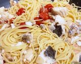 簡単☆アクアパッツァのパスタ（塩）♪作り方7写真
