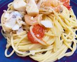 簡単☆アクアパッツァのパスタ（塩）♪作り方8写真