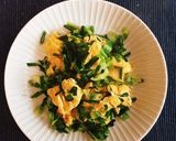 ニラと卵の炒めもの　とじないタイプ作り方7写真
