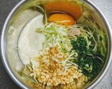 小麦粉いらずのふわふわお好み焼き作り方1写真
