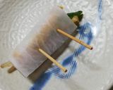 冷蔵庫のスィートチリ、ある物で生春巻き風作り方10写真
