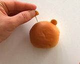 市販のパンで“あつ森”たぬきち・つぶきち作り方4写真
