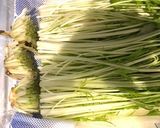 水菜のサラダ（マヨぽんドレッシング）作り方1写真
