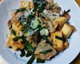 豚バラ肉と生揚げ炒め作り方4写真