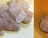 白身魚とほうれん草のオレンジソース炒め作り方2写真