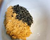 女性の薬膳茶⭐︎黒ごまきな粉豆乳ラテ作り方2写真