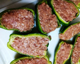 作り置きにも！簡単&定番ピーマンの肉詰め作り方6写真