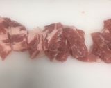 豚肉とフライドポテトのカレー炒め作り方1写真