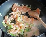 サーモンのクリームパスタ作り方2写真