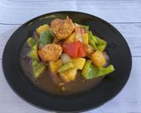 カラフルお野菜たっぷりの酢豚作り方7写真