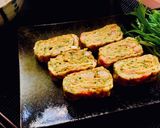 青のりとカニカマの卵焼き作り方6写真