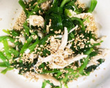 作り置き　鳥とほうれん草のナムル風作り方7写真