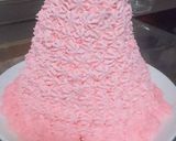 オーロラ姫 キャラチョコ ドレスケーキ作り方6写真