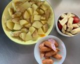春の野菜のバルサミコクリーム和え作り方1写真