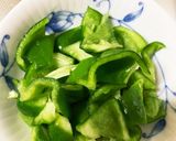 全てレンジ油揚げ入りざる麺の具作り方3写真