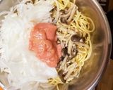 コヒフレがポイント♡新玉葱のたらこスパ作り方5写真