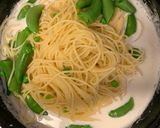 "簡単"牛乳だけで作るクリームパスタ　作り方11写真