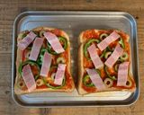 厚切り食パンで大満足ピザトースト作り方4写真