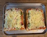 厚切り食パンで大満足ピザトースト作り方6写真