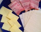 簡単！ベーコンとチーズのカリッと焼き作り方1写真