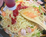 フライパン一つで簡単！ナポリタン作り方12写真