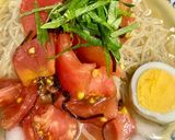 ぶっかけ!トマト塩昆布冷麺!作り方3写真